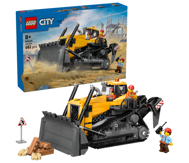 LEGO City 60466 Żółty buldożer z ładowarką - 1331643 - zdjęcie 2